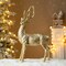 Set of 4 16.25''H Resin Christmas Standing Reindeer Table Decor